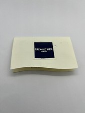 RAYMOND WEIL  ZERTIFIKAT