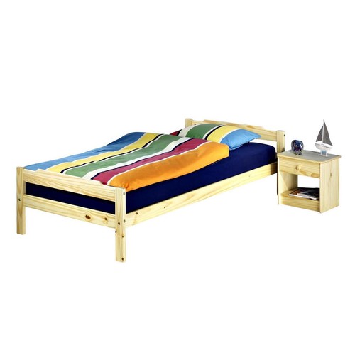 Massivholzbett einzelbett - massivholzbett,