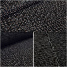 Möbelstoff Polsterstoff Bezug Grob Strukturstoff Web Stoff Grau Braun Schwarz