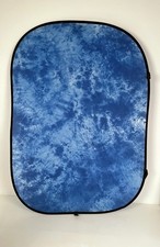 Faltbarer Studiohintergrund blau 150x200 cm