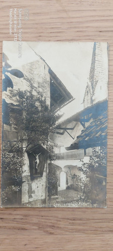 Postkarte schloss lebenberg - schloss,