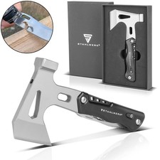 STAHLWERK Multitool Multifunktionswerkzeug Hammer Axt Messer Taschenlampe