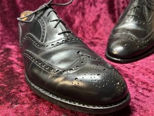Reduziert Top Church's Full Brogue Oxfords Schwarz 9 43 NP 970€ Made in England