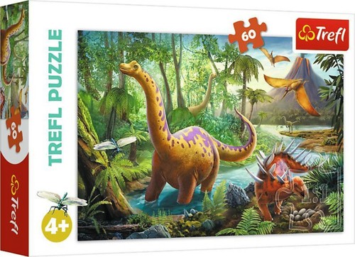 Puzzle dinosaurier - 60,