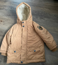 Hellbraune Winterjacke mit Teddyfutter, Dopodopo baby Gr. 86