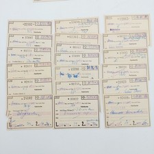 20 Stück Deutsche Bundesbahn alte Fahrkarte DB 70er 