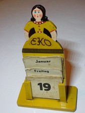 Kalender / Werbefigur DDR 50er Jahre / VEB Erstlings-und Kinderbekleidungswerk