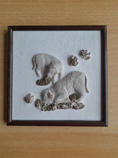 3D Schieferbild im Holzrahmen, echt milles-design, kunstgewerbliche Handarbeit