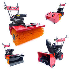 Kehrmaschine Benzin Schneefräse KW250SE Elektrostarter 6,5PS Schneeräumer NEU