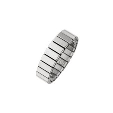 Magnetix Ring 4625 Damenring Gr.16-22 Puristisch silber Br.6mm Magnetschmuck