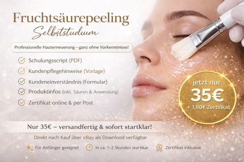 Fruchtsäurepeeling schulung - fruchtsäurepeeling,