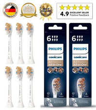 12/6er Pack Zahnbürstenköpfe für Phillips Sonicare A3 Premium All In One HX9096~