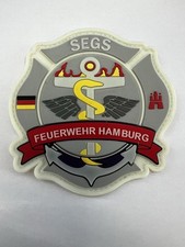 Berufsfeuerwehr Hamburg Rubber Patch SEG-S Schiffssicherung Glow  in the Dark