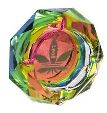 Glas Aschenbecher Rainbow