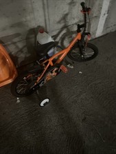 Oranger Roboter Kinder Fahrrad