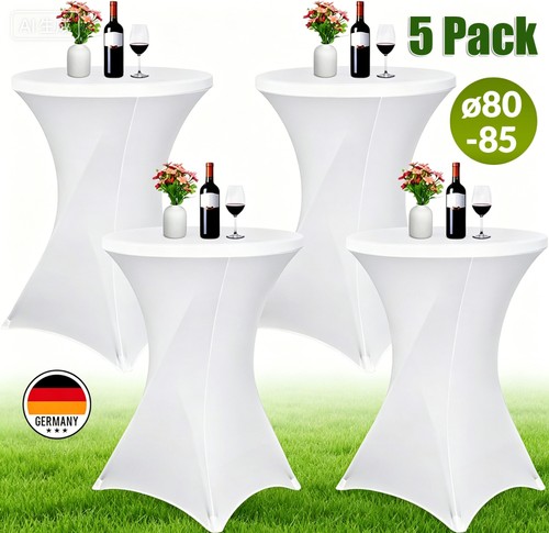 Stehtischhusse stretch - 5x,