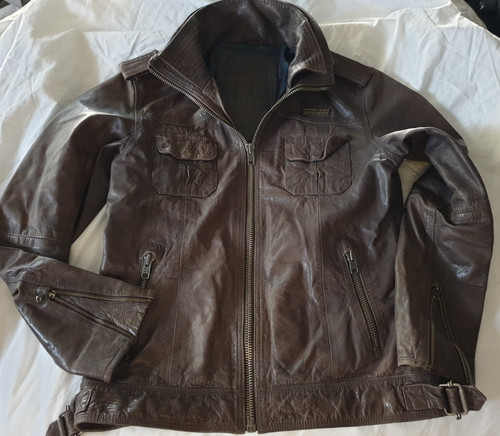 Superdry herren lederjacke - superdry, gr