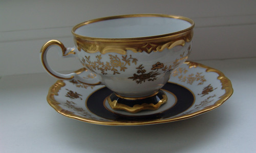 Echt weimar kobalt tasse mit - tasse,