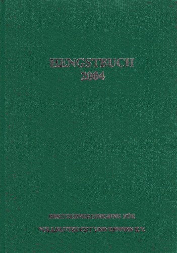 Hengstbuch 2004 - -, .