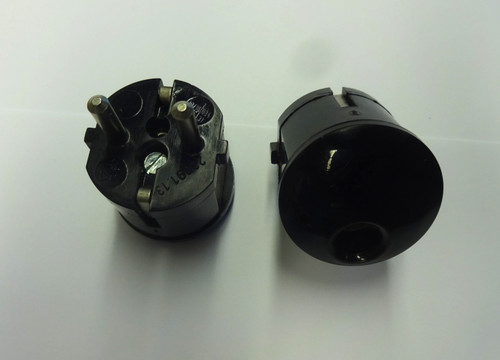 Ddr schukostecker 230v - schukostecker, schwarz