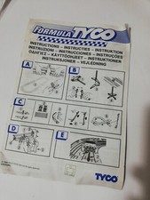 Tyco Formula F1 original Anleitung instruction