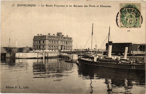 Cpa dunkerque bassin - dunkerque, le