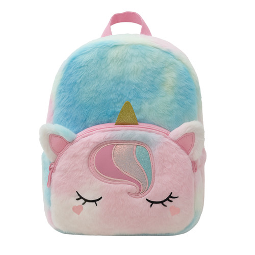 Plüschrucksack einhorn mit - plüschrucksack,