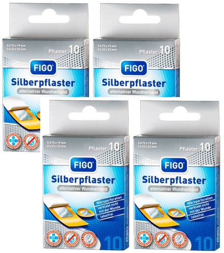 Stück silberpflaster wund - 40,