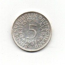 5 DM Silbermünze 