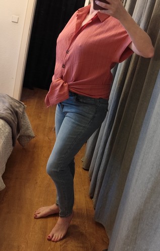 Tolle lange bluse altrosa l - tolle,