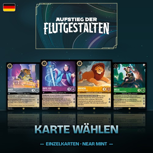 Disney lorcana karten aufstieg - lorcana,