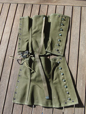 Orig army gamaschen canvas - us,