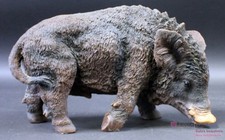 Wildschwein Dekofigur Keiler Kunstharz, gebraucht