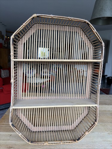 Regal wandregal rattan - regal,