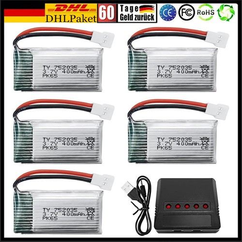 400mah lithium akku mit 5 - 3.7v,