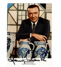 Heinz schenk autogrammkarte - heinz,