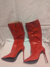 Giaro Stiefel Lack rot High Heels Pumps Stiletto Größe 46