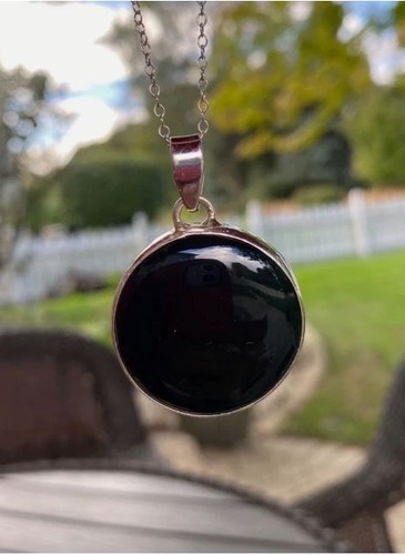 Edelstein anhänger onyx - edelstein,