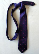 Krawatte Schlips - Motiv : kleine Blumen Juwel DDR - 70iger Jahre