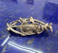 Vintage Brosche Fisch 800er