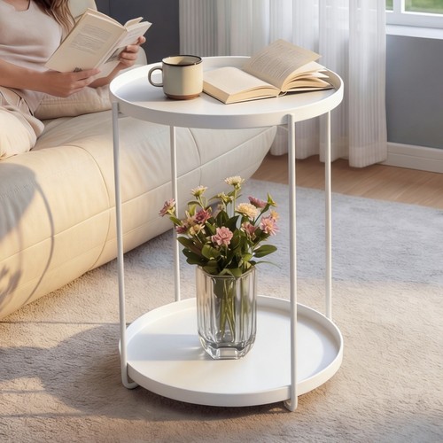 Beistelltisch rund couchtisch - beistelltisch,