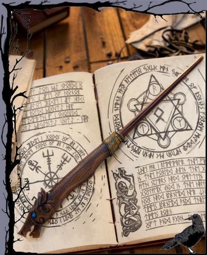 Larp zauberstab fafnir wolf - zauberstab,