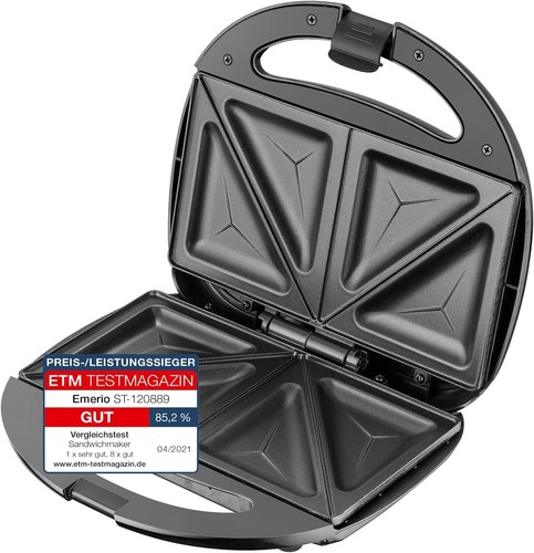 Emerio sandwichmaker 750w - emerio,