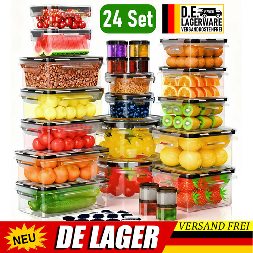 Frischhaltedosen 24er set - frischhaltedosen,