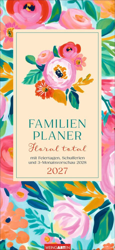 Floral total familienplaner - floral,