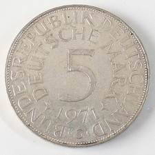 Heiermann silber 1971 - 5, dm,