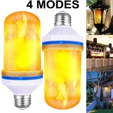 LED E27 Licht Fackel Feuer Lampe Flammen Effekt Glühbirne Flacker Birne Dekor DE