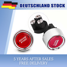 12V/24V Auto Motor Startknopf Druckschalter Drucktaster Zündung Starter Rot 50A