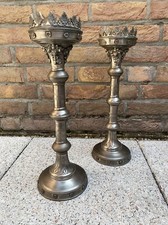 2 Metall Kerzenleuchter