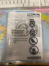 Miele Novotronic W340 komplette Bedienungsanleitung
